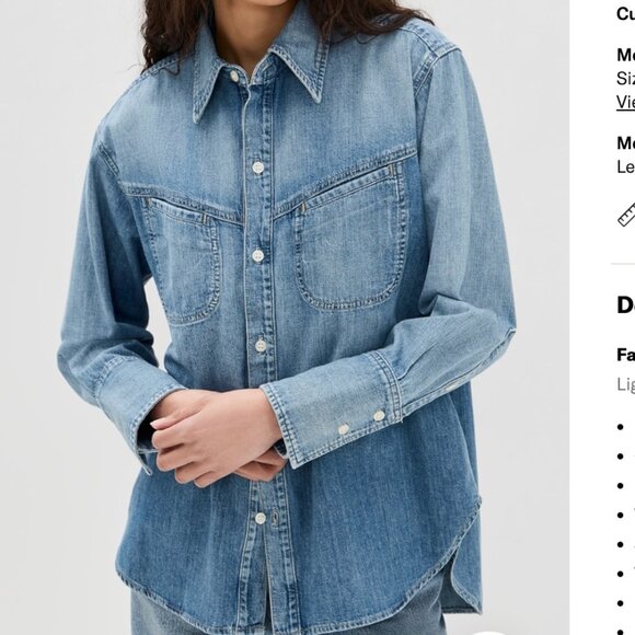 Citizens of Humanity Solene Shirt (Loire) - Picture 3 of 4